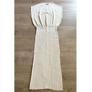 MANGO Ivory Knit dress Size XS